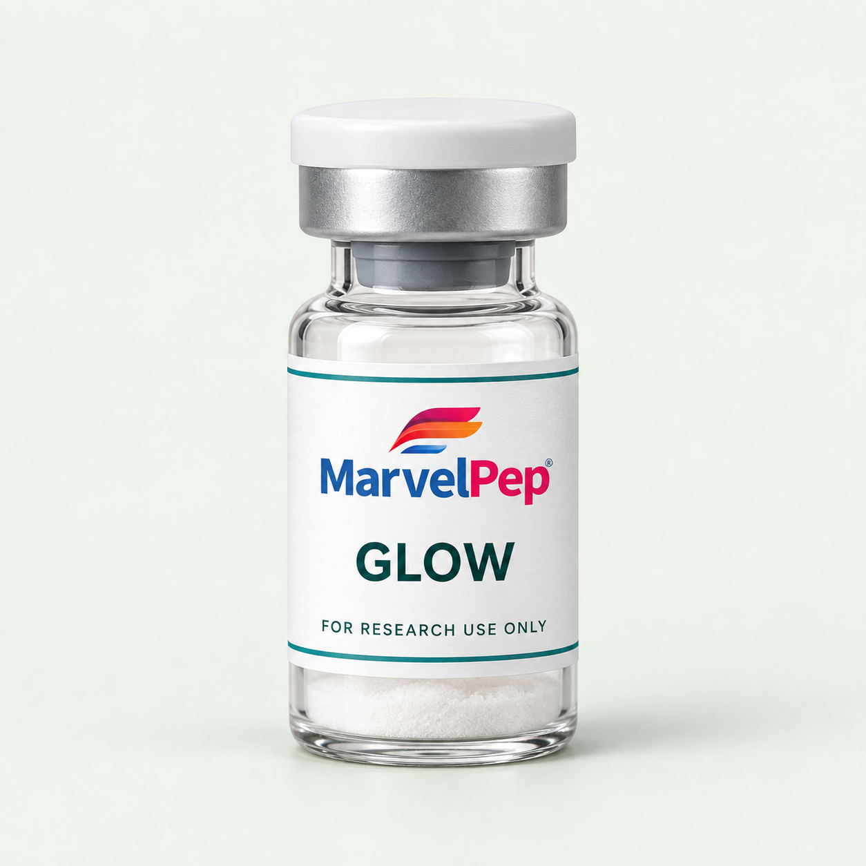 MarvelPep GLOW — illustrative packaging